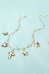 Star Crossed Charm Necklace